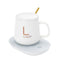Electric Insulation Mat Pad Tea Coffee Cup Mug With Saucer